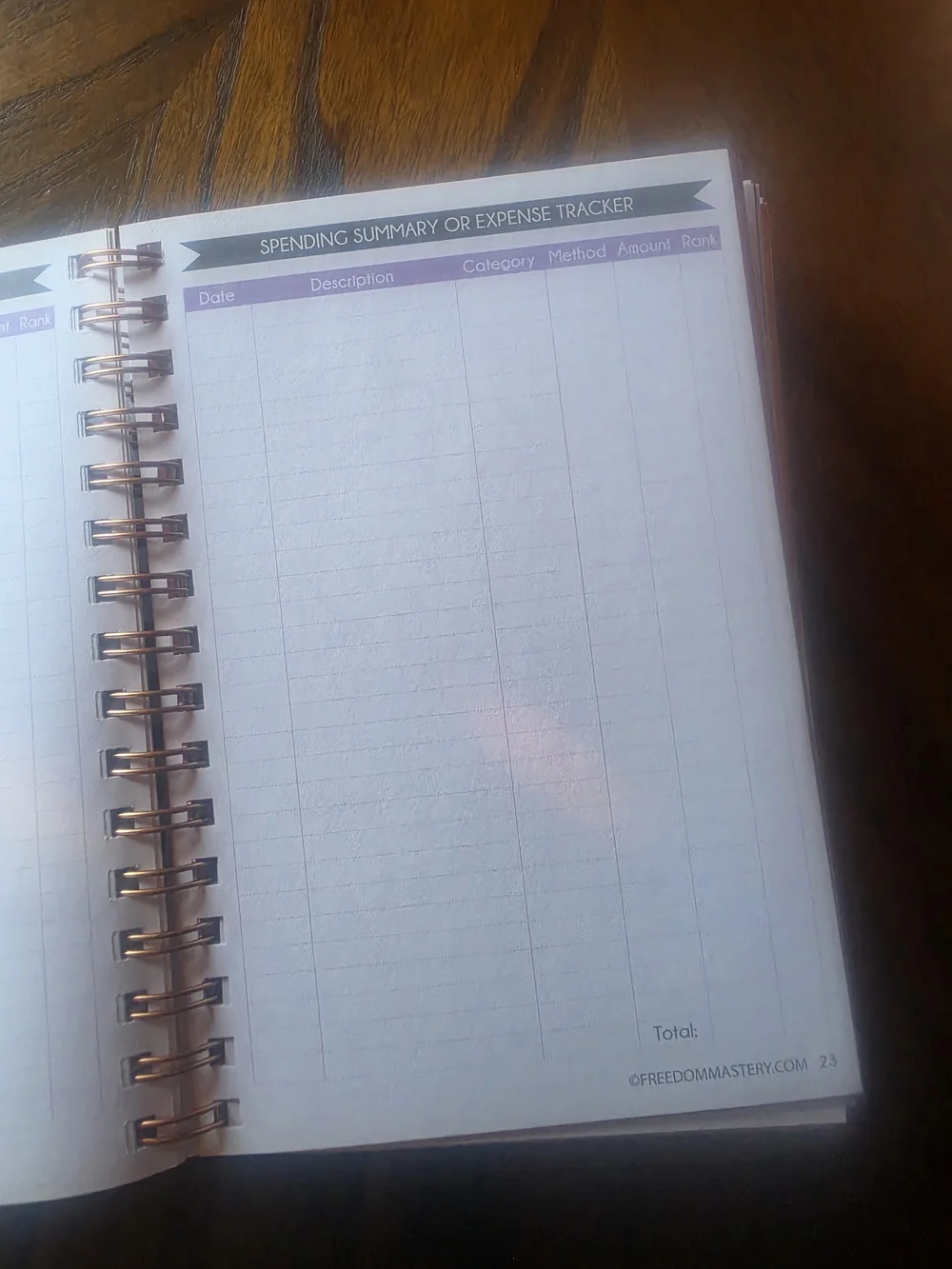 Purple Budget Financial Planner - Stickers, Folders - NWOT